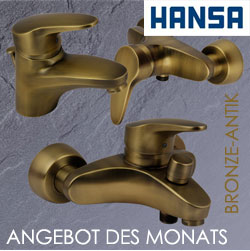 Hansa Angebot Armaturen Bad-Set bronziert