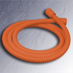 Metall-Brauseschlauch 1600 mm DN 15 orange 1/2 x 1/2 Duschschlauch 160cm 031160-RAL 2008