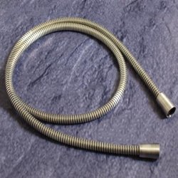 Metall-Brauseschlauch 2000 mm DN 15 antiksilber 1/2 x 1/2 Duschschlauch 200cm 031200-AI antik-silber