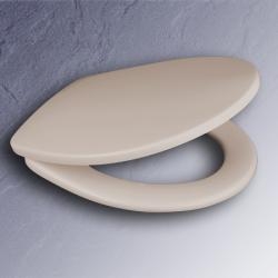 Pressalit WC-Sitz 3000 pergamon mit Deckel Scharniere Edelstahl 190000-BN3999-PM