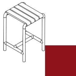 HEWI Duschhocker Hocker Badhocker rubin-rot Duschsitz Barrierefrei 801.51.300-33 Serie 801