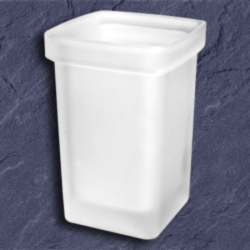Emco Loft Ersatzglas B�rstenglas satiniert Opalglas 0515 f�r Toilettenb�rstengarnitur 0515