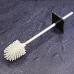 Emco Loft Ersatzb�rste WC-B�rste mit Deckel chrom B�rstenkopf weiss 0580 f�r B�rstengarnitur 0515