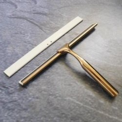 Emco System 02 Duschwischer gold 3534 Duschabzieher ohne Halterung 25 cm 353400190-GO vergoldet