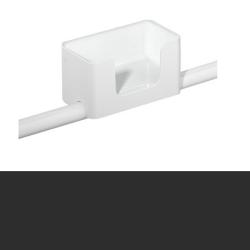 HEWI Ablagebox anthrazit-grau f�r HEWI-Stangen 33 mm 802.03.200-92 Serie 802 Lifesystem