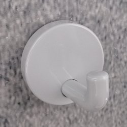 HEWI Haken Einzelhaken fels-grau 45 mm lang Rosette 50 mm 477.90.010-95 Wandhaken Handtuchhaken