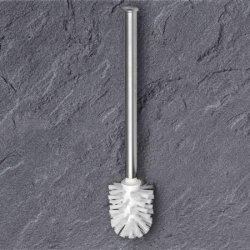 Hansgrohe Atoll WC-B�rste Griff edelmatt 40089880 B�rstenkopf weiss 40089 f�r B�rstenhalter 40535