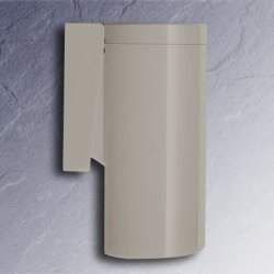 HEWI Abfallbeh�lter licht-grau m. Deckel Wandmodell 6 Liter 477.05.100-97 Serie 477 Hygieneeimer
