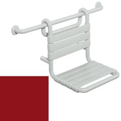 HEWI Duschsitz Einh�ngesitz gross rubin-rot Serie 801 Barrierefrei Hilfsmittel 801.51.110-33