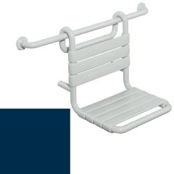 HEWI Duschsitz Einh�ngesitz gross stahl-blau Serie 801 Barrierefrei Hilfsmittel 801.51.110-50