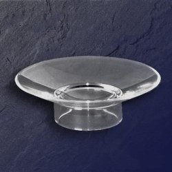 Keuco Trias Echtkristall-Seifenschale Ersatz-Glas klar 00855 f�r Seifenablage 04555
