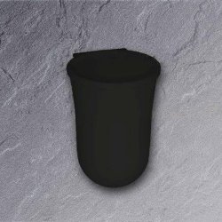 Keuco Smart Kunststoff-Einsatz schwarz 14972 f�r Toilettenb�rstengarnitur 02364