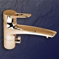 Kludi Mix Sp�ltischarmatur 39906 edelmessing Sp�ltisch-Multi-Einhandmischer 399060562-EM