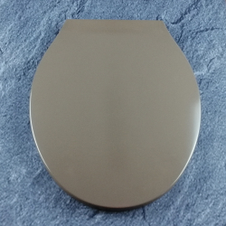 Pagette WC-Sitz Exclusiv balibraun mit Deckel Scharniere Edelstahl 790821635