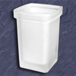 Emco Loft Ersatzglas B�rstenglas satiniert Opalglas 0515 f�r Toilettenb�rstengarnitur 0515