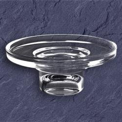 Emco Dogma System I Echtkristall-Seifenschale Ersatz-Glas klar 3430 f�r Seifenhalter 3430 / 5730