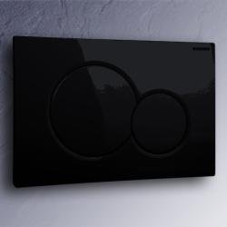 Geberit Bet�tigungsplatte SIGMA01 (samba) ebony 115.770.11.5-EB zu UP300 UP320
