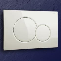 Geberit Bet�tigungsplatte SIGMA01 (samba) edelwei�-matt 115.770.11.5-ED zu UP300 UP320