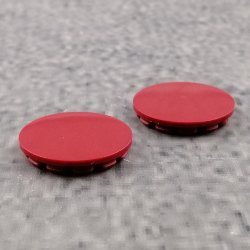 HEWI Abdeckkappe rubin-rot 23 mm 39006-33 f�r St�tzklappgriff und Klappsitz Serie 801
