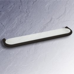 HEWI Ablage 600 mm anthrazit-grau mit matt weisser Glasplatte 477.03.10005-92 Serie 477