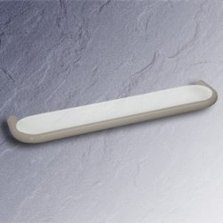 HEWI Ablage 600 mm licht-grau mit matt weisser Glasplatte 477.03.10005-97 Serie 477
