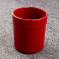 HEWI Becher Polyamidbecher rubinrot flachbodig 477.04.020-33 Serie 477 f�r Halter 477.00.100