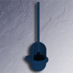 HEWI 477 B�rstengarnitur stahl-blau wandh�ngend 477.20.100 50 Toiletten-B�rstengarnitur