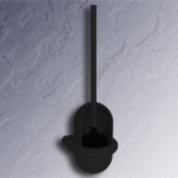 HEWI 477 B�rstengarnitur tief-schwarz wandh�ngend 477.20.100 90 Toiletten-B�rstengarnitur