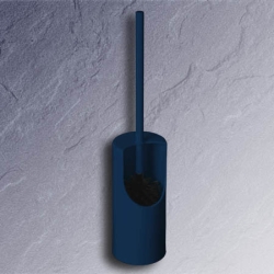HEWI WC-B�rstengarnitur stahlblau bodenstehend 477.20.200-50 blau Standmodell Serie 477