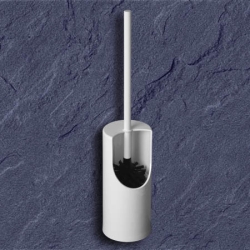 HEWI WC-B�rstengarnitur reinweiss bodenstehend 477.20.200-99 weiss Standmodell Serie 477