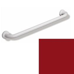 HEWI 477 Haltegriff / Handtuchhalter 457 mm rubin-rot mit Rosetten 477.30.200-33