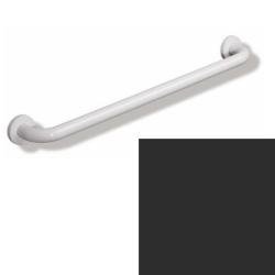 HEWI Badetuchhalter 800 mm anthrazit-grau mit Rosetten 477.30.310-92 Handtuchhalter Serie 477