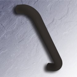 HEWI 477 Wannengriff 250 mm anthrazit-grau ohne Rosetten 477.31.110-92 Duschgriff Haltegriff 25 cm