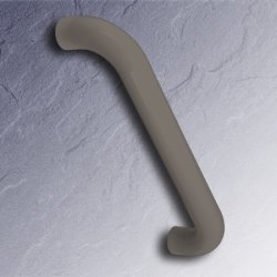 HEWI 477 Wannengriff 250 mm fels-grau ohne Rosetten 477.31.110-95 Duschgriff Haltegriff 25 cm Bad WC