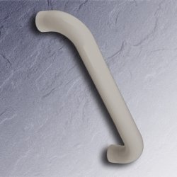 HEWI 477 Wannengriff 250 mm licht-grau ohne Rosetten 477.31.110-97 Duschgriff Haltegriff 25 cm Bad