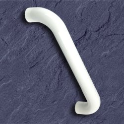 HEWI 477 Wannengriff 250 mm rein-weiss ohne Rosetten 477.31.110-99 Duschgriff Haltegriff 25 cm Bad