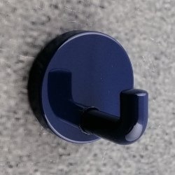 HEWI Haken Einzelhaken stahl-blau 45 mm lang Rosette 50 mm 477.90.010-50 Wandhaken Handtuchhaken