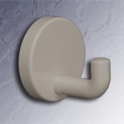 HEWI Haken Einzelhaken licht-grau 45 mm lang Rosette 50 mm 477.90.010-97 Wandhaken Handtuchhaken