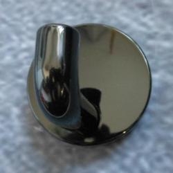 HEWI Haken Einzelhaken tiefschwarz 65 mm lang Rosette 60 mm 477.90.045-90 Wandhaken Handtuchhaken