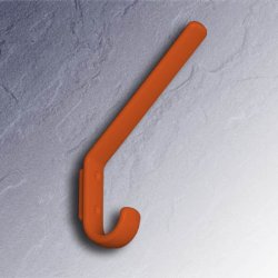 HEWI Haken Garderobenhaken orange H�he 165 mm o. Distanzst. o. Kugel 477.90.070-24