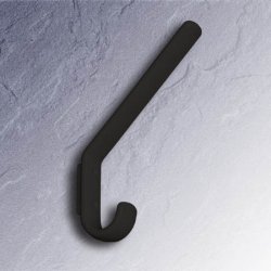 HEWI Haken Garderobenhaken anthrazit-grau H�he 165 mm o. Distanzst. o. Kugel 477.90.070-92