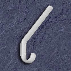 HEWI Haken Garderobenhaken rein-weiss H�he 165 mm o. Distanzst. o. Kugel 477.90.070-99