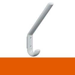 HEWI Haken Garderobenhaken orange H�he 165 mm mit Distanzst. o. Kugel 477.90.070-24