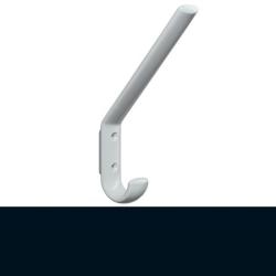 HEWI Haken Garderobenhaken tief-schwarz H�he 165 mm mit Distanzst. o. Kugel 477.90.070-90