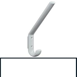 HEWI Haken Garderobenhaken rein-weiss H�he 165 mm mit Distanzst. o. Kugel 477.90.071-99