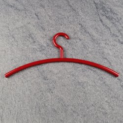 HEWI Kleiderb�gel B�gel 450 mm rubin-rot ohne Steg mit feststehendem Haken 570.133
