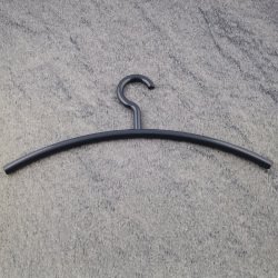 HEWI Kleiderb�gel B�gel 450 mm anthrazit-grau ohne Steg mit feststehendem Haken 570.192