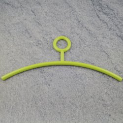 HEWI Kleiderb�gel B�gel 450 mm apfel-gr�n ohne Steg mit feststehender �se 570.2-74