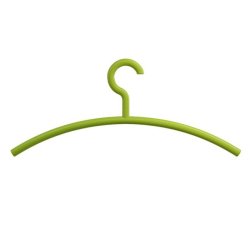 HEWI Kleiderb�gel B�gel 450 mm apfel-gr�n ohne Steg mit drehbarem Haken 570.3-74
