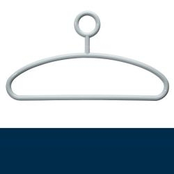 HEWI Kleiderb�gel B�gel 440 mm stahl-blau mit Steg mit drehbarer �se 571.4-50 Hosenb�gel